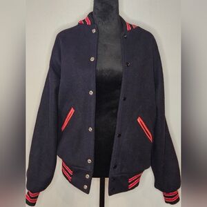 VINTAGE Lasley Knitting Co varsity letterman jacket